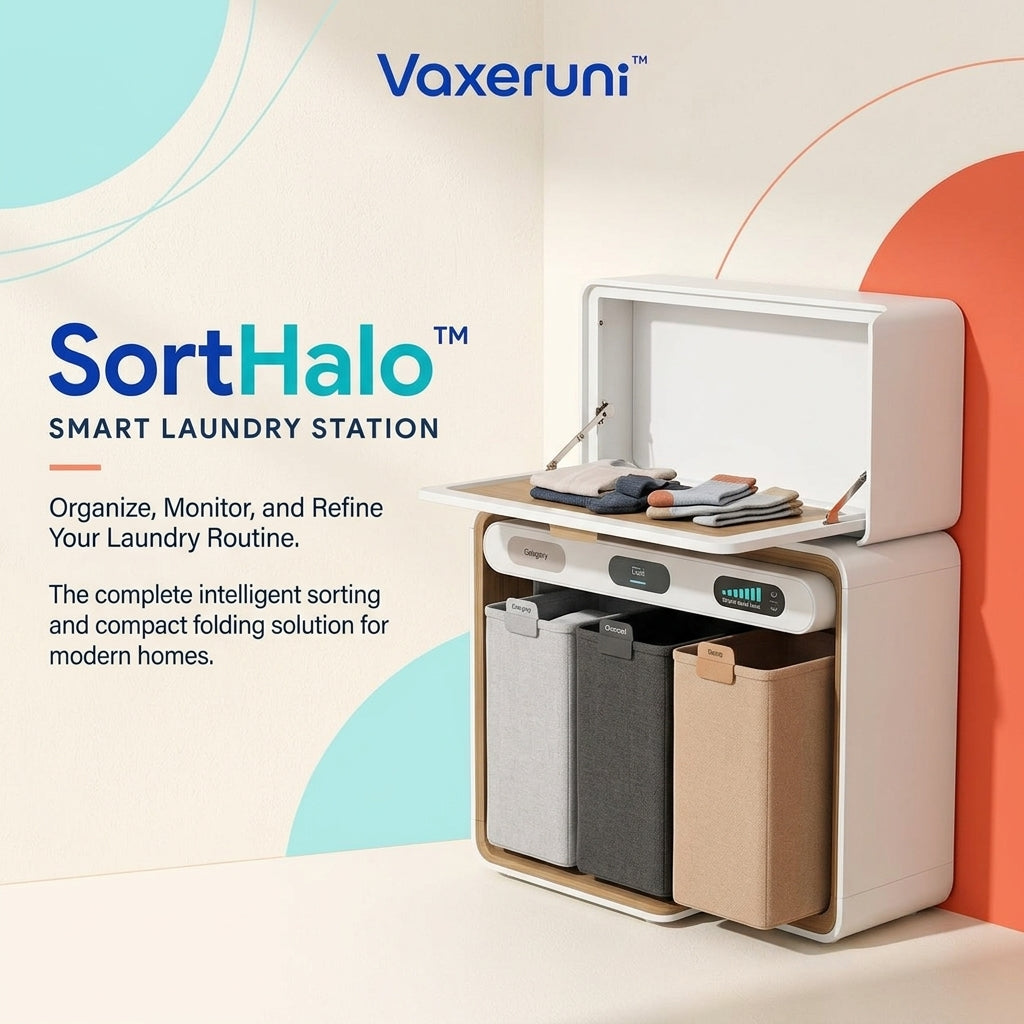 Vaxeruni™ SortHalo Smart Laundry Station